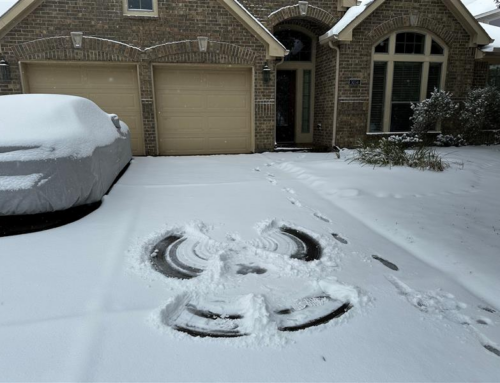 Snow in Houston